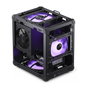 Jonsbo C6 Mini-Tower Micro-ATX con asa de transporte, negro