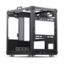 Jonsbo C6 Mini-Tower Micro-ATX con asa de transporte, negro