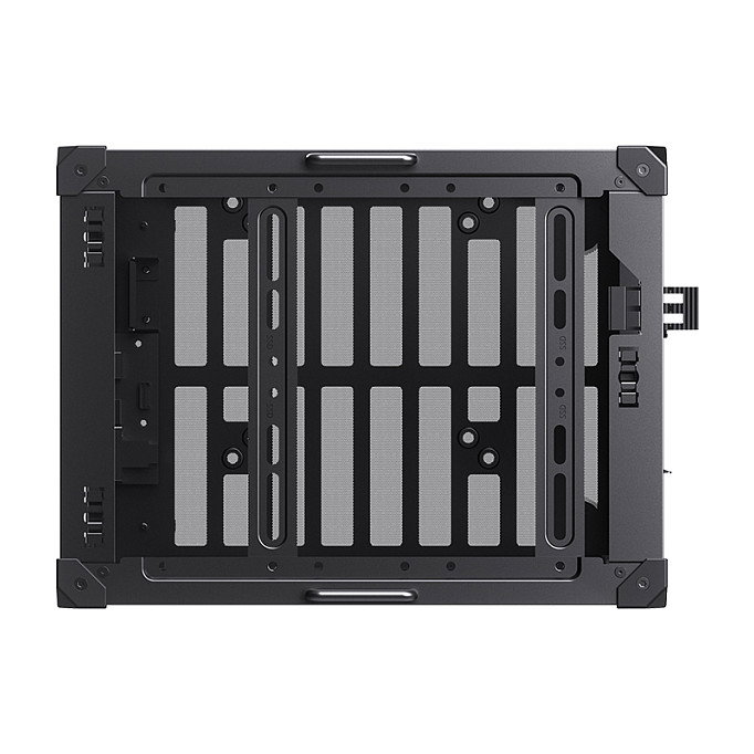 Jonsbo C6 Mini-Tower Micro-ATX con asa de transporte, negro