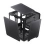 Jonsbo C6 Mini-Tower Micro-ATX con asa de transporte, negro