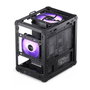 Jonsbo C6 Mini-Tower Micro-ATX con asa de transporte, negro