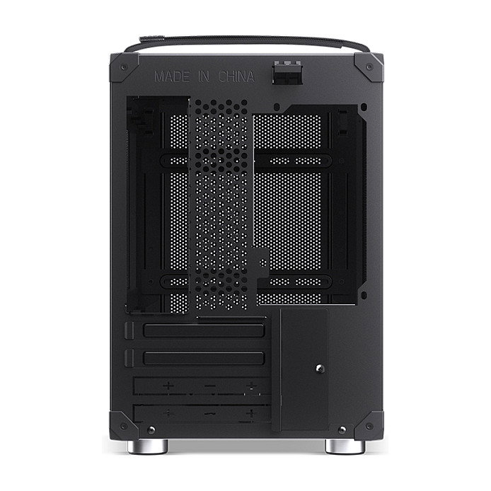 Jonsbo C6 Mini-Tower Micro-ATX con asa de transporte, negro
