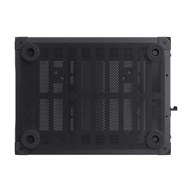 Jonsbo C6 Mini-Tower Micro-ATX con asa de transporte, negro