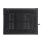 Jonsbo C6 Mini-Tower Micro-ATX con asa de transporte, negro
