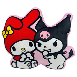 Sanrio Cojin 3D My Melody & Kuromi Hello Kitty 35cm Velboa