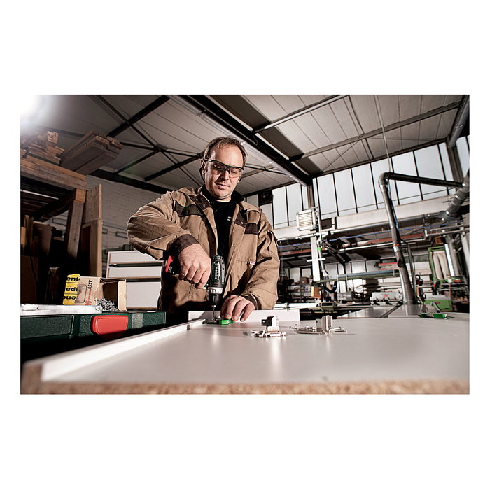 Metabo PowerMaxx BS Basic Taladro Percutor Atornillador 12V, 1400 RPM, Par 34 Nm, Bateria 2 Ah Incluida, Para Madera (1.8 cm) y Acero (1 cm)