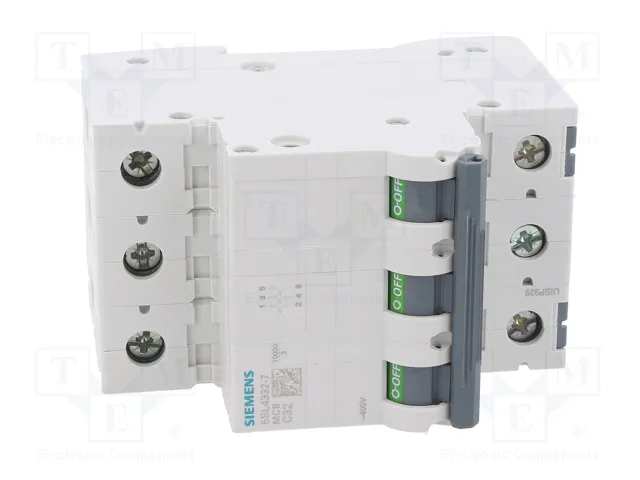 SIEMENS 5SL4332-7 Interruptor magnetotérmico 3 polos 32A 10kA SIEMENS 5SL4332-7 Interruptor magnetotérmico 3 polos 32A 10kA