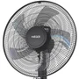 Haeger SF-16R.013A Ventilador de Piso y Mesa Digital con Control Inalámbrico, 45 cm, 3504 m³/h, 3 Velocidades, Pantalla LCD, Negro