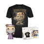 Funko Caja Coleccionable Funko Pop & Camiseta Dumbledore Harry Potter 76922 - Figura y T-Shirt Talla S, Idioma: ES/EN/FR