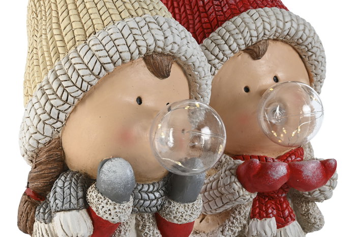 DKD Home Decor Figura Navidad Tradicional Beige Rojo 22 x 45 x 16.5 cm (2 Unidades) DKD Home Decor Figura Navidad Tradicional Beige Rojo 22 x 45 x 16.5 cm (2 Unidades)