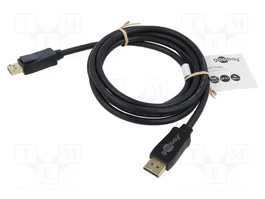 GOOBAY Cable DisplayPort 2.1 de 2m Negro