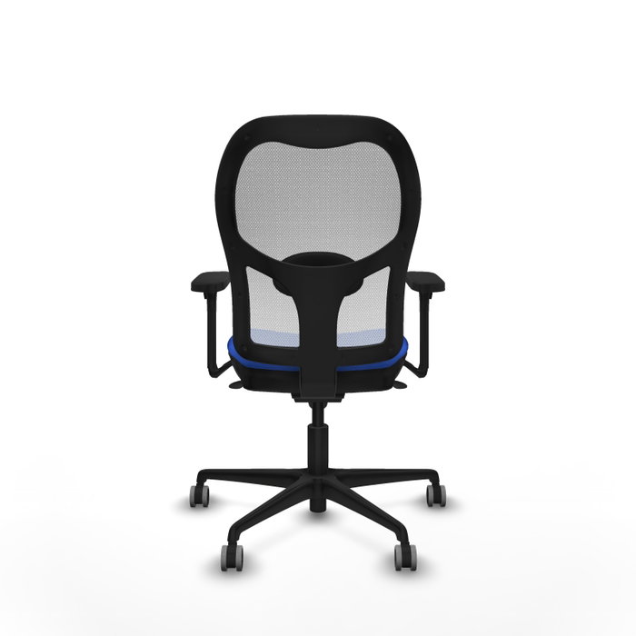 PIQUERAS Y CRESPO Silla de oficina Jorquera Azul y Blanco