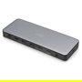 Digitus Estación de Acoplamiento USB-C 13 Puertos, 3xHDMI, 2xDisplayPort, USB-A/C, RJ45 Ethernet Gigabit, Salida Audio, 4K 60Hz, 10Gbps, Plug and Play, Color Negro/Gris