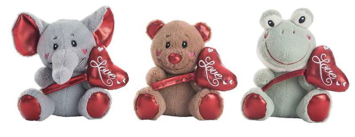 Creaciones Llopis Animalitos Corazon 16 cm Peluche