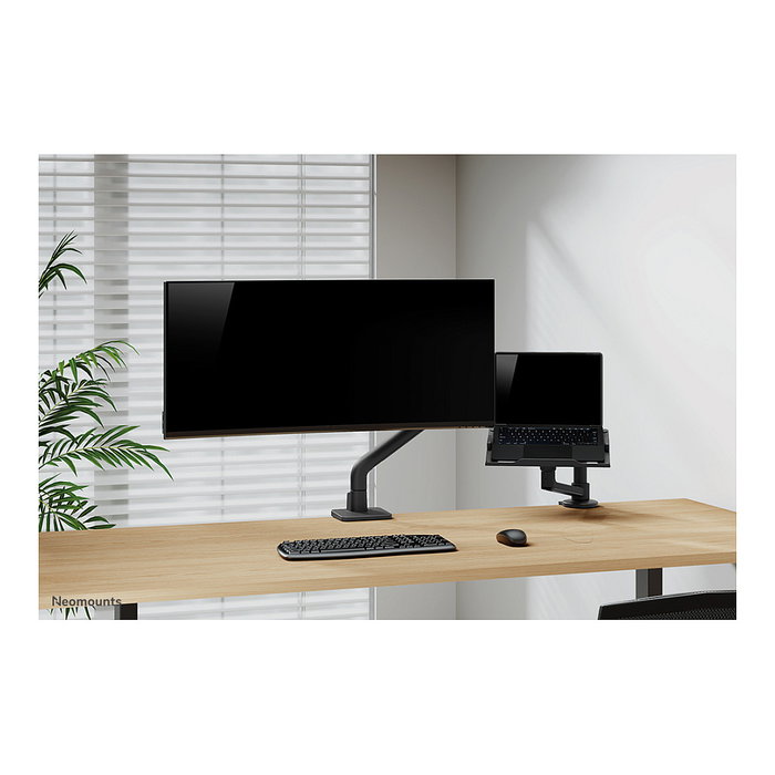 Neomounts DS70S-950BL1 Brazo de Monitor 17-49" Resorte de Gas 18 kg Negro