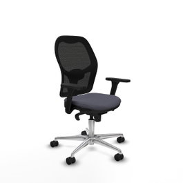 PIQUERAS Y CRESPO Silla de oficina Jorquera Gris oscuro/Negro