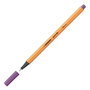 Stabilo Rotulador Point 88 punta fieltro fina 0,4mm violeta