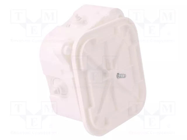 ELEKTRO-PLAST NASIELSK Caja de conexiones blanca con soportes