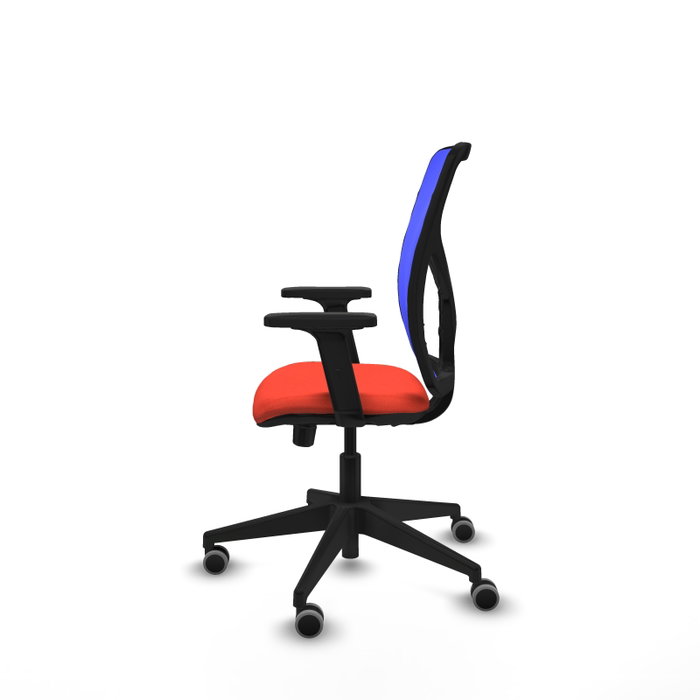 PIQUERAS Y CRESPO Silla de oficina Motilla con mecanismo Sincro/Traslack, Azul y Naranja oscuro PIQUERAS Y CRESPO Silla de oficina Motilla con mecanismo Sincro/Traslack, Azul y Naranja oscuro