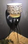 DKD Home Decor Lámpara de Pie Palmeras Negro y Natural