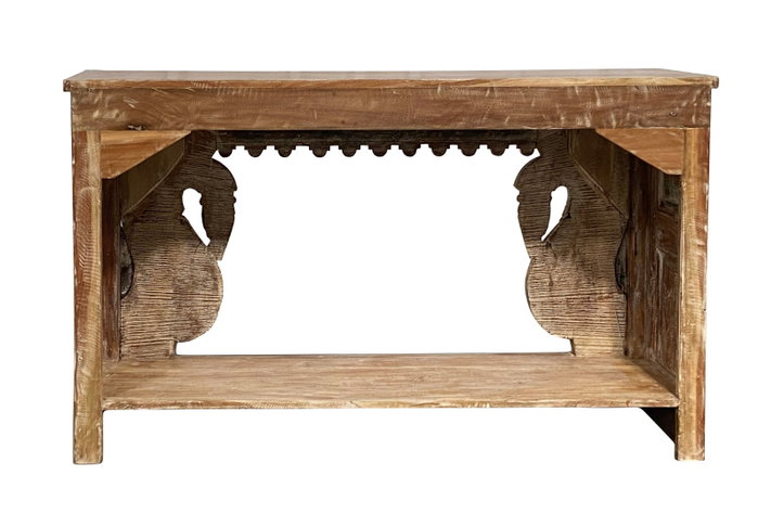 DKD Home Decor Consola Item Home Natural 148 x 38 x 91 cm Teca y Mango