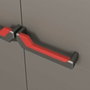 Keter Mueble Bajo Stilo, Gris/Negro/Rojo, 68 x 39 x 90 cm