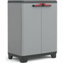 Keter Mueble Bajo Stilo, Gris/Negro/Rojo, 68 x 39 x 90 cm