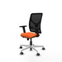 PIQUERAS Y CRESPO Silla de oficina Motilla Naranja y Negro