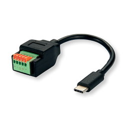 ROLINE Adaptador de cable USB Tipo C a terminal de 5 pines 12.02.1173, 15 cm