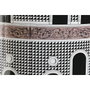 DKD Home Decor Mesita Auxiliar de Porcelana con Puertas JING DOOR