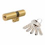 MCM Cilindro de seguridad de perfil suizo 33-33 latón