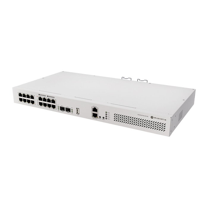 Mikrotik CRS418-8P-8G-2S+RM Cloud Router/Switch L2/L3 Gigabit PoE 1U