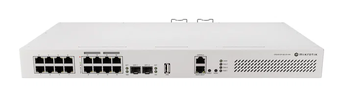 Mikrotik CRS418-8P-8G-2S+RM Cloud Router Switch L2/L3 16 Puertos Gigabit PoE 2 SFP+ 10GbE Montaje Rack 1U