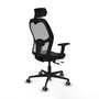 PIQUERAS Y CRESPO Silla de oficina Jorquera Sincro/Traslack Negro/Gris