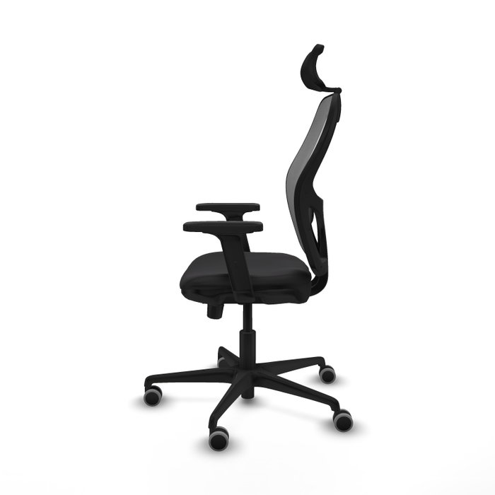 PIQUERAS Y CRESPO Silla de oficina Jorquera Sincro/Traslack Negro/Gris
