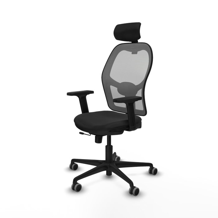 PIQUERAS Y CRESPO Silla de oficina Jorquera Sincro/Traslack Negro/Gris