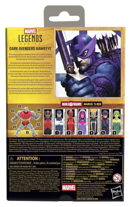 Hasbro Marvel Legends Hawkeye Dark Avengers 15 cm