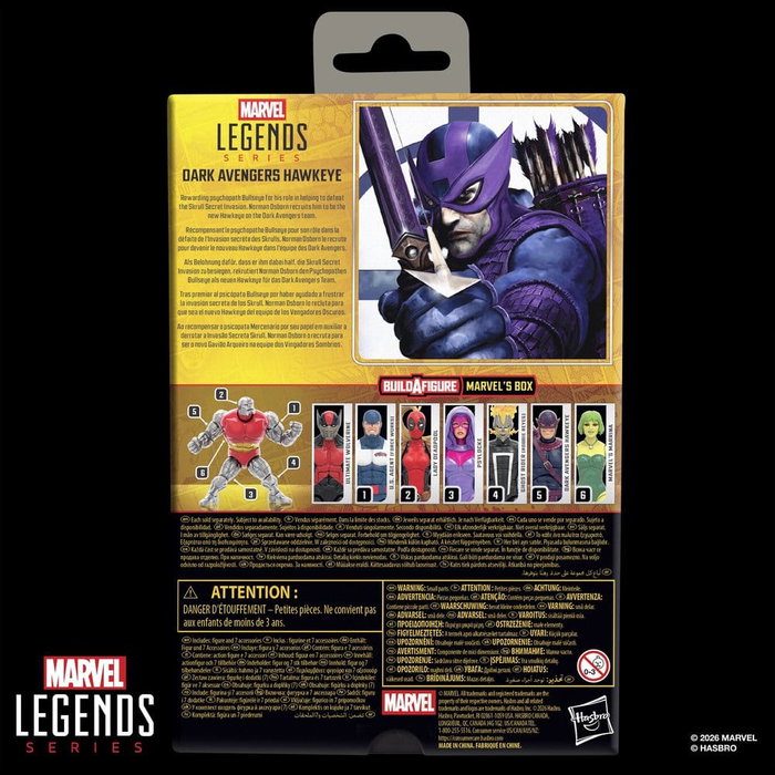 Hasbro Marvel Legends Hawkeye Dark Avengers 15 cm