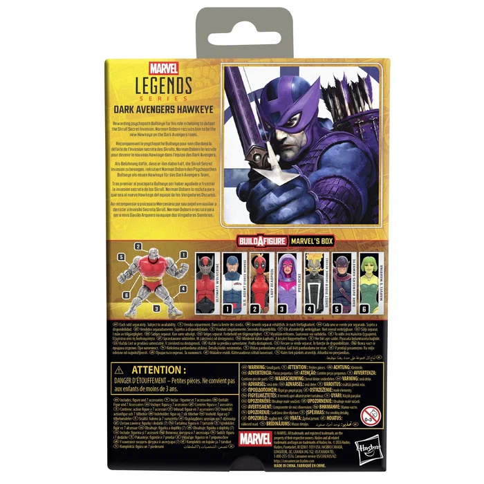 Hasbro Marvel Legends Hawkeye Dark Avengers