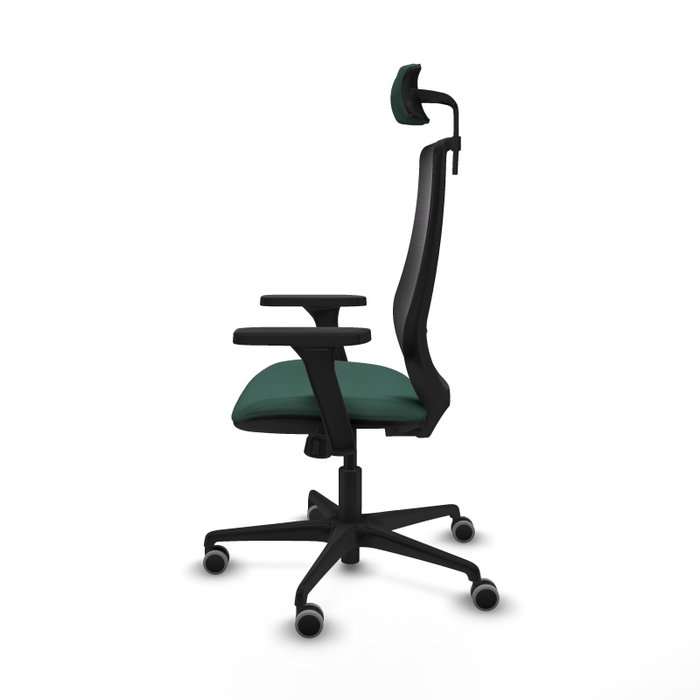 PIQUERAS Y CRESPO Silla de oficina Mardos con mecanismo Sincro, Verde botella y Negro PIQUERAS Y CRESPO Silla de oficina Mardos con mecanismo Sincro, Verde botella y Negro