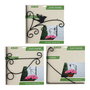 Kinzo Colgador de Macetas Negro Metal 28 x 28 cm Modelos Variados