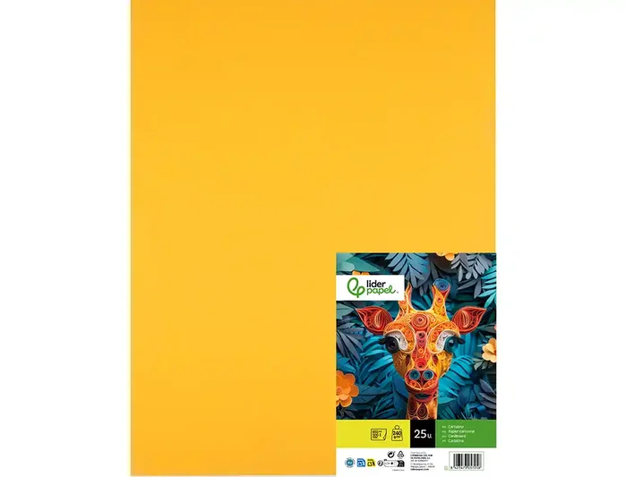 Liderpapel Cartulina Oro viejo 50x65 cm 240g/m2, 25 hojas Liderpapel Cartulina Oro viejo 50x65 cm 240g/m2, 25 hojas