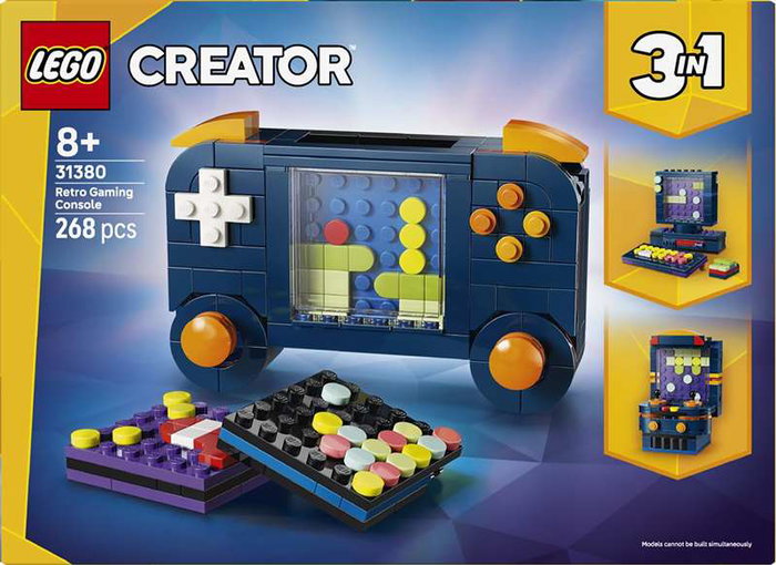 Lego Creator Consola de Videojuegos Retro - Juego de Construcción, Edad Mínima 9 Años
