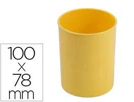 Faibo Cubilete Portalápices Amarillo Pastel 78x100 mm