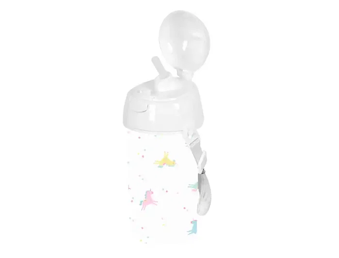 Safta Botella portalíquidos preescolar 500 ml con apertura automática y pajita Safta Botella portalíquidos preescolar 500 ml con apertura automática y pajita