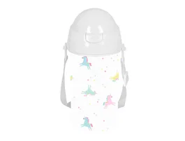 Safta Botella portalíquidos preescolar 500 ml con apertura automática y pajita
