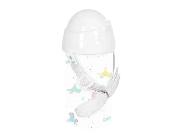 Safta Botella portalíquidos preescolar 500 ml con apertura automática y pajita Safta Botella portalíquidos preescolar 500 ml con apertura automática y pajita