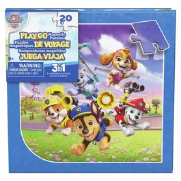 Spin Master SPI6075867 - Libros de Viaje con 3 Rompecabezas Magnéticos - Modelo Aleatorio (Paw Patrol, Gabby y la Casa Mágica o Dora)