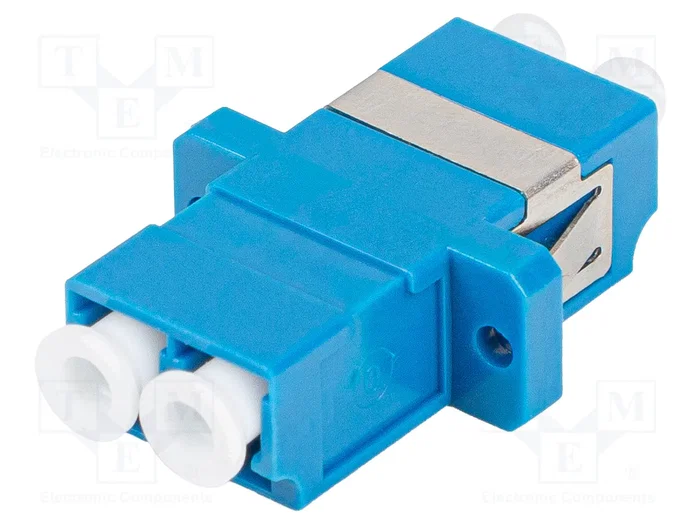 Lanberg Adaptador de fibra óptica LC/UPC monomodo dúplex azul/blanco