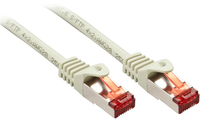 LINDY Cable de Red Patch Ethernet Cat6 S/FTP 0,3m Gris RJ-45 LINDY Cable de Red Patch Ethernet Cat6 S/FTP 0,3m Gris RJ-45